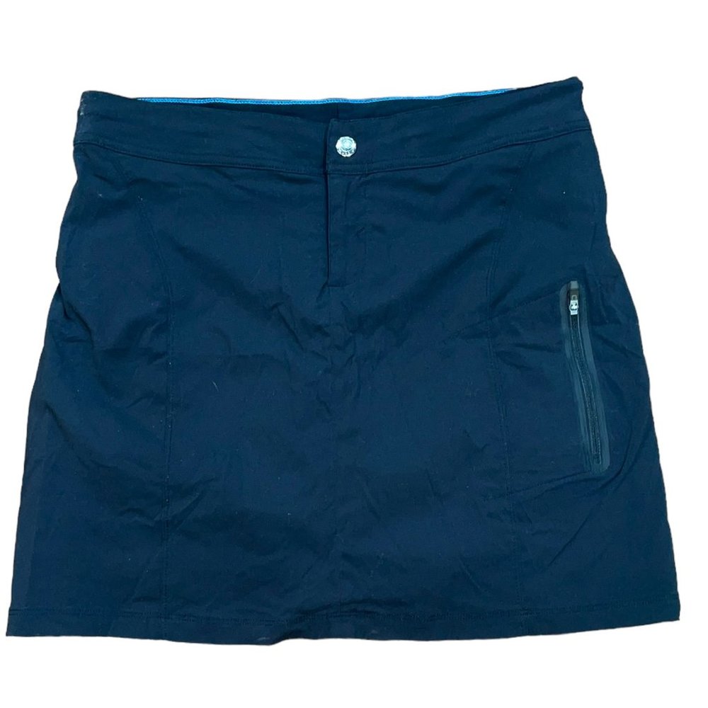 Women's Columbia Omni-Shield Advanced Repellency Tennis/Golf Skort Black Size XL